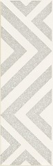 Dekor Burano bar white C 23,7x7,8