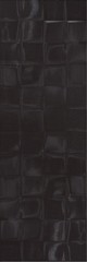 Obklad Simp. Art Black Glossy Struc. Cubes 20X60