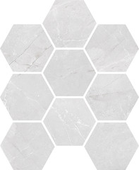 Braga white mosaic 28,6x23,5