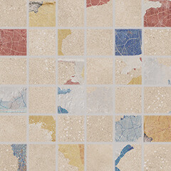BETONICO, WDM06797, mozaika, 298x298x10, vícebarevná